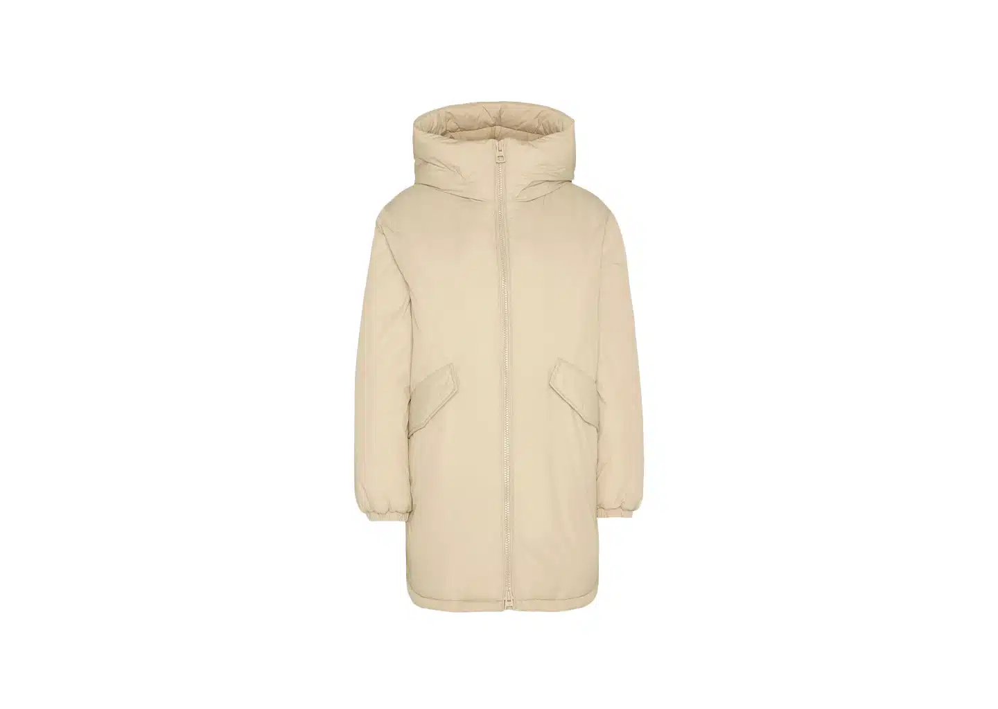 Beige Winterjacke