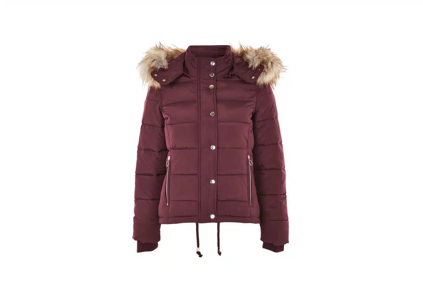 Rote Winterjacke