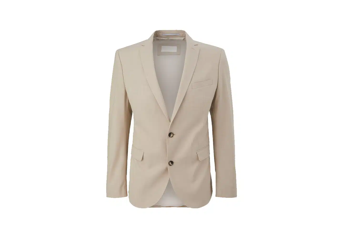 Beige Sakko Herren aus Viskosemix