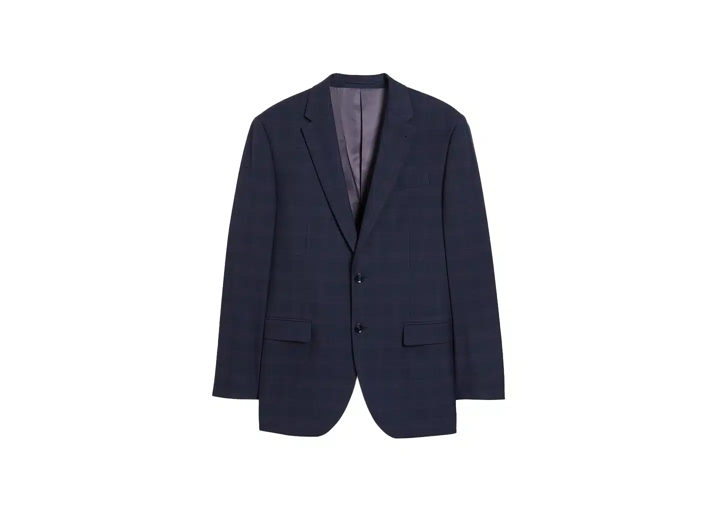 Skinny Navy Strukturierte Sakko Herren