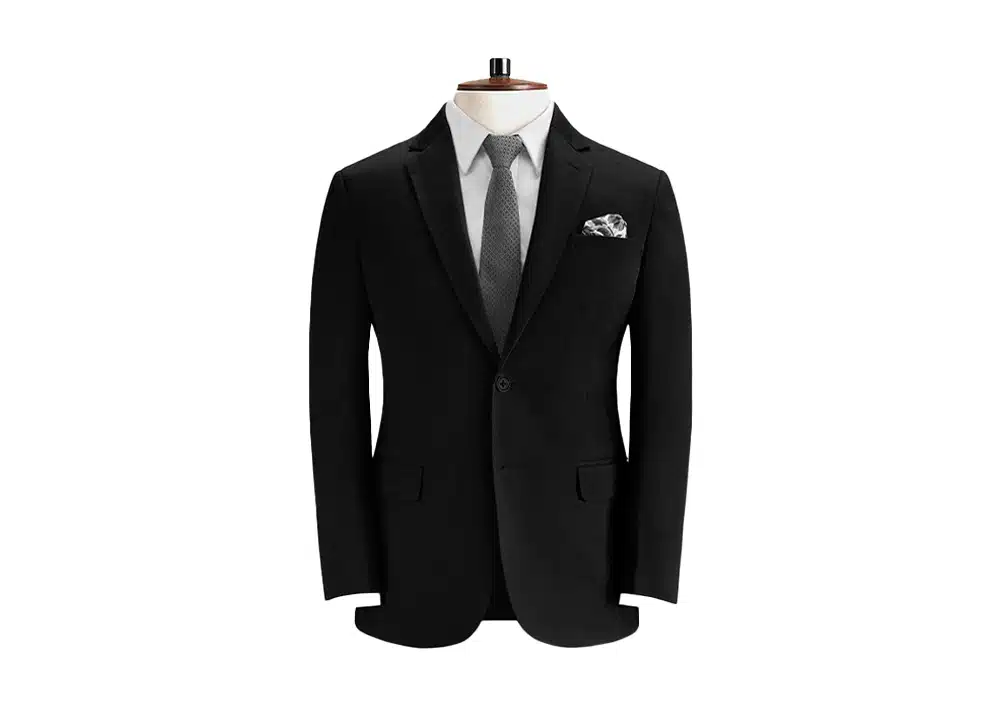 Schwarz Blazer Manner – Casual Slim Fit