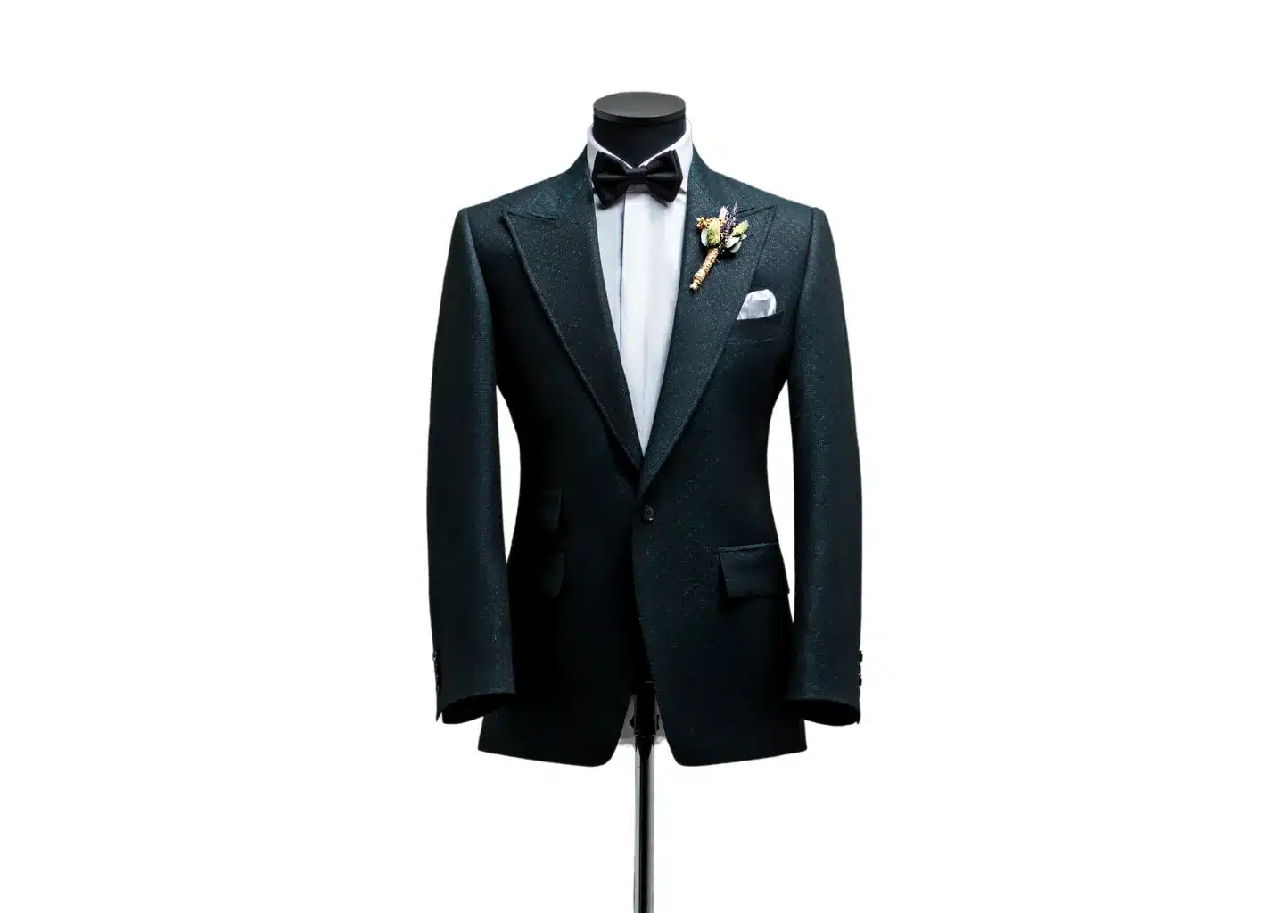 Mitternachtsgrün Anzüg Herren