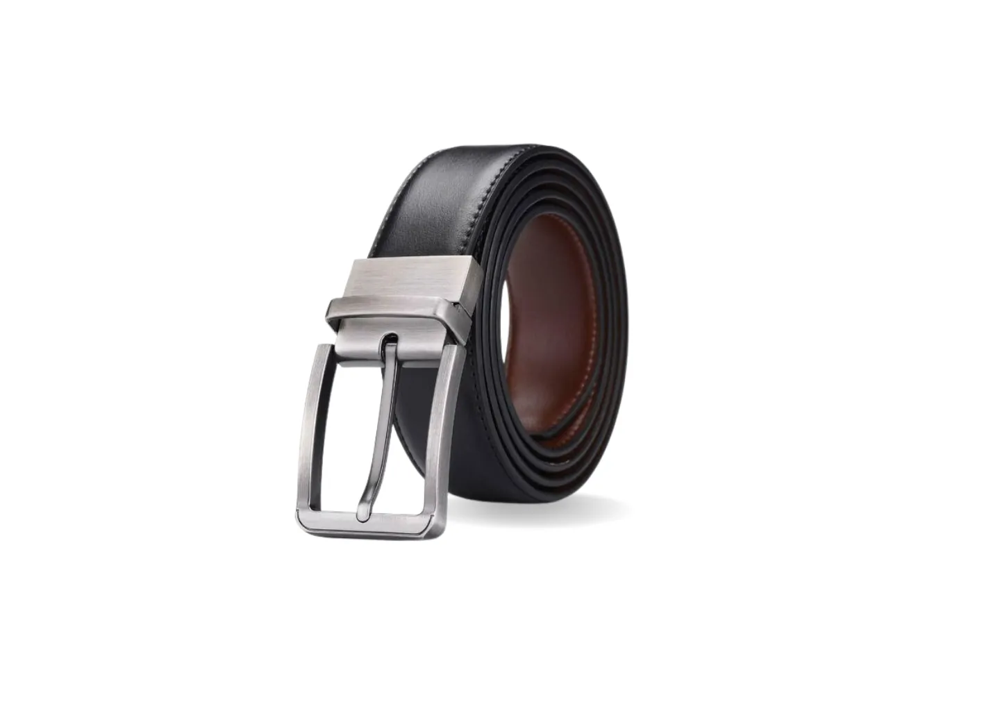 Schwarzer Olivenholz Gürtel für Herren