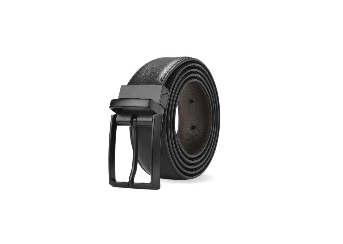 Schwarzes Olivenholz ledergürtel