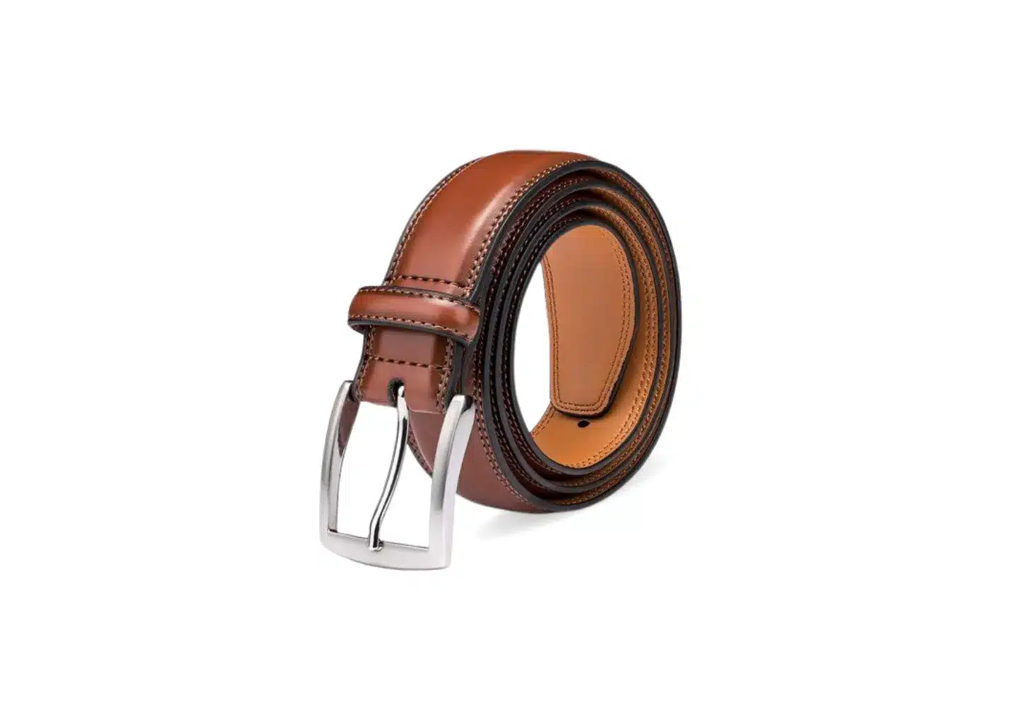 Brown Suede Leather Belt
