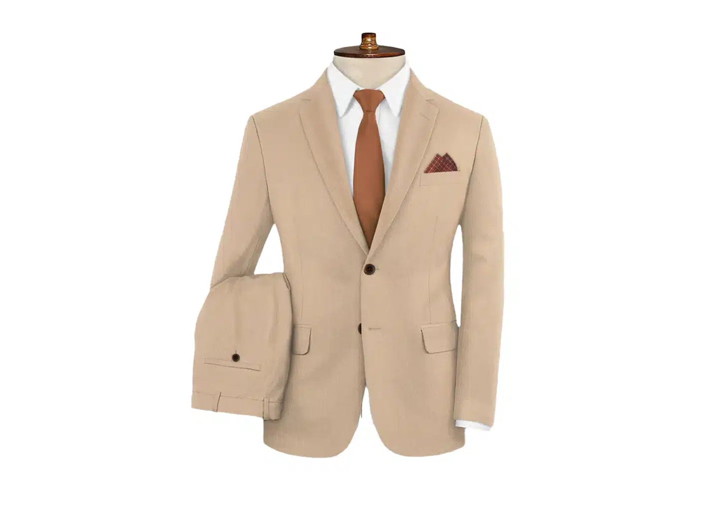 Beige Anzug Herren Hochzeit Slim Fit