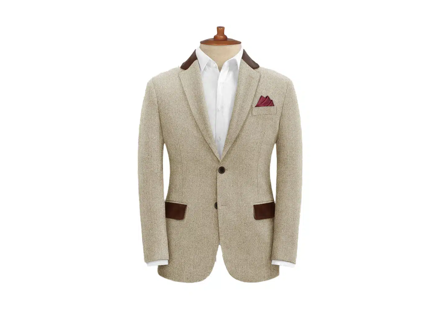 Beige Zweireiher Anzug bei Brandmarkt outlet store in Winterthur