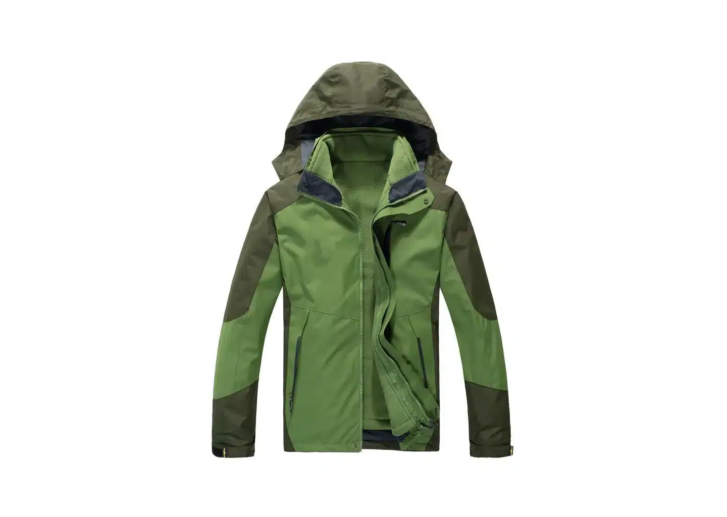 Grüne Winterjacke