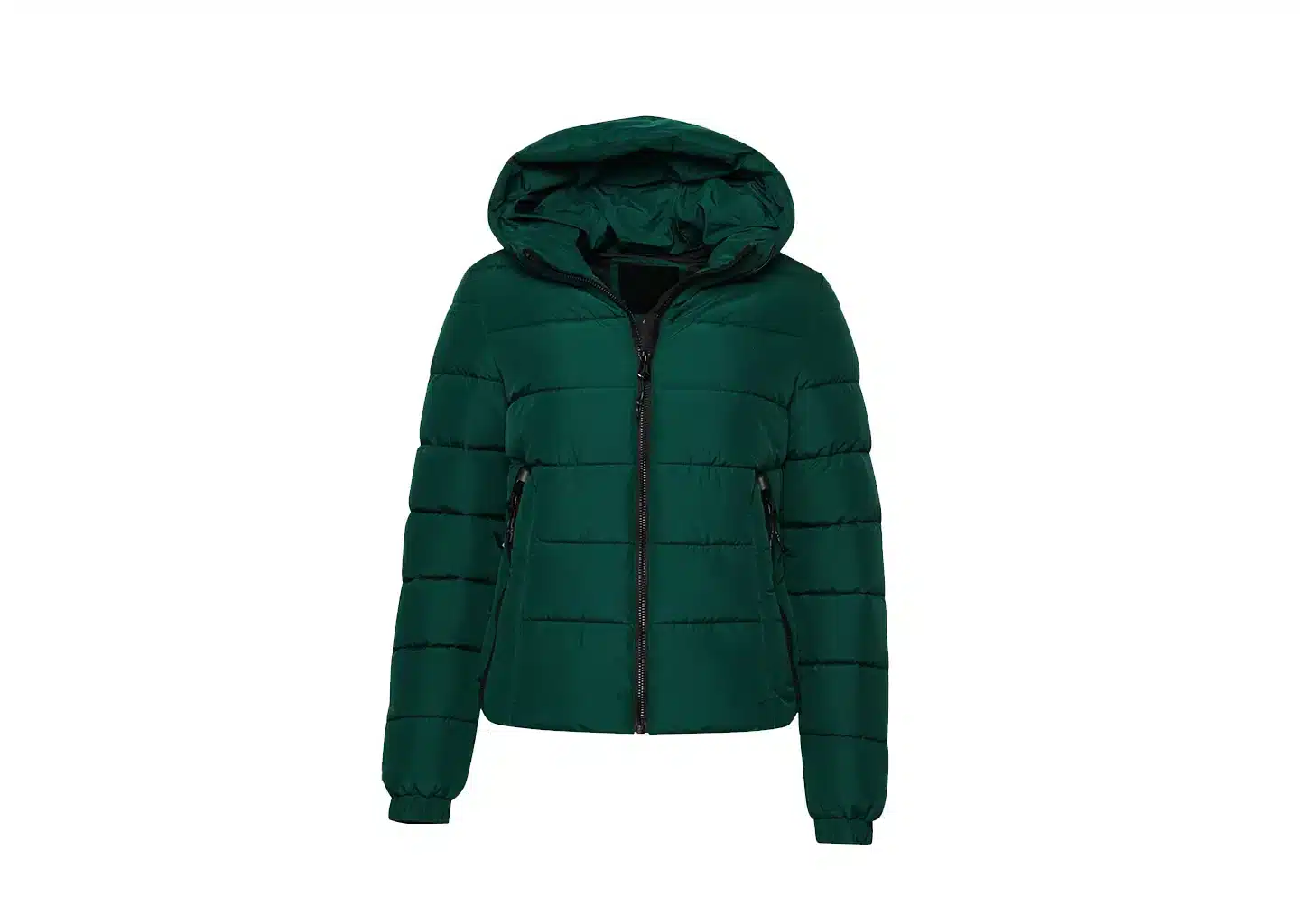 Grüne Winterjacke