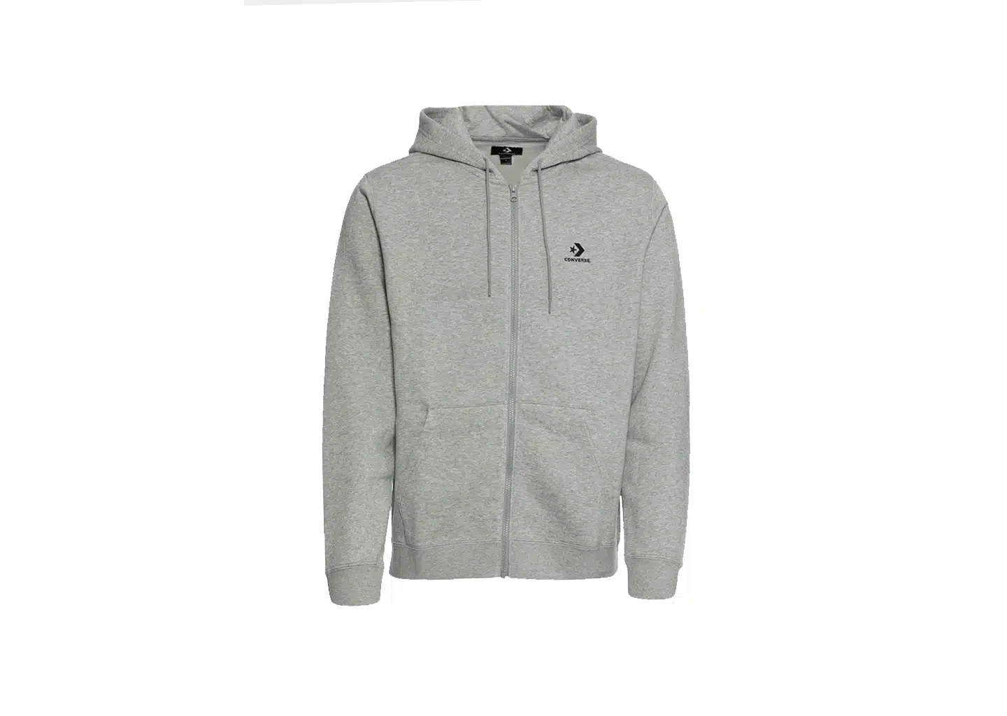 Graue Sweatjacken für Damen Zip Hoodie