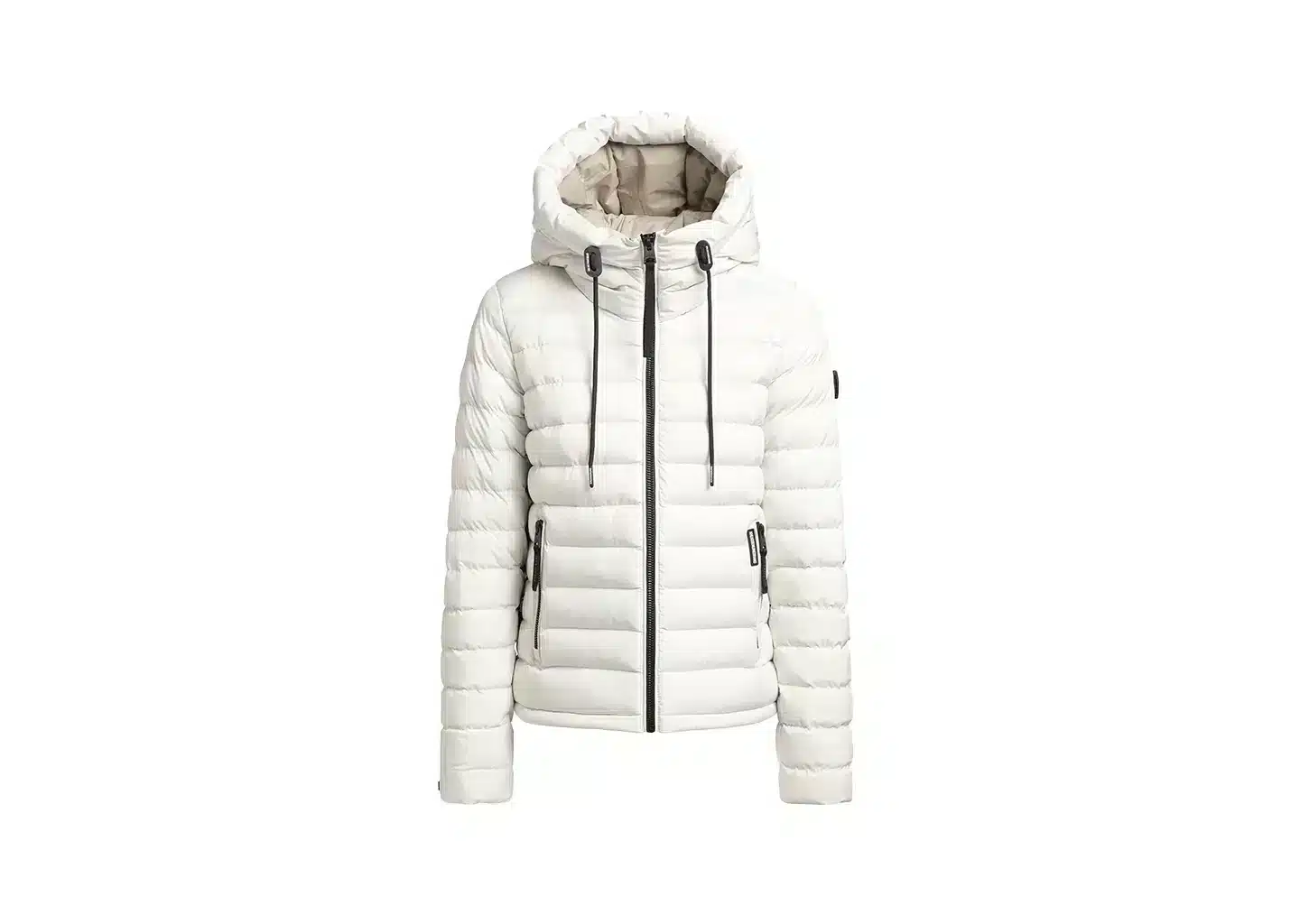 Naturweiß Winterjacke Damen
