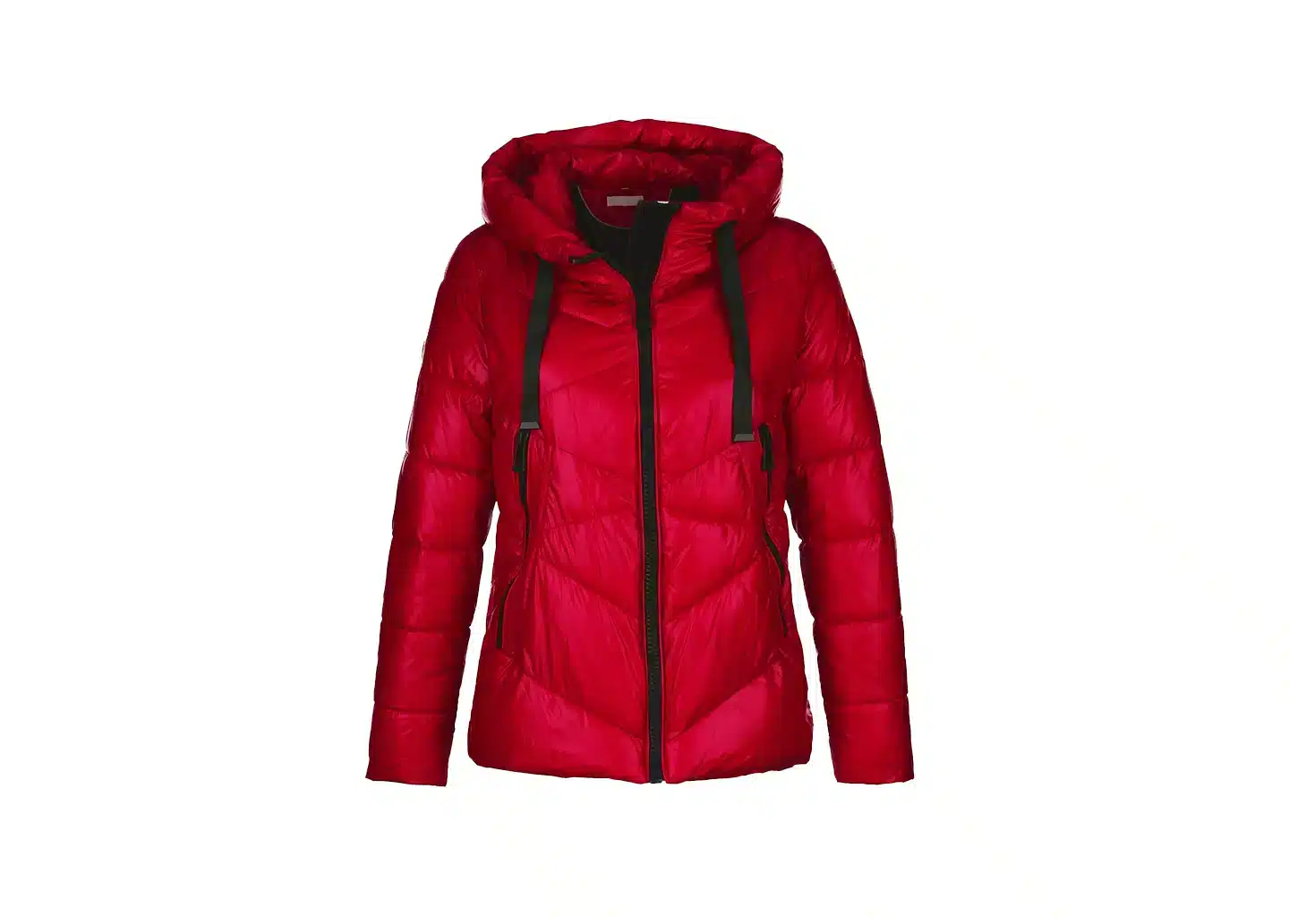 Rote Winterjacke