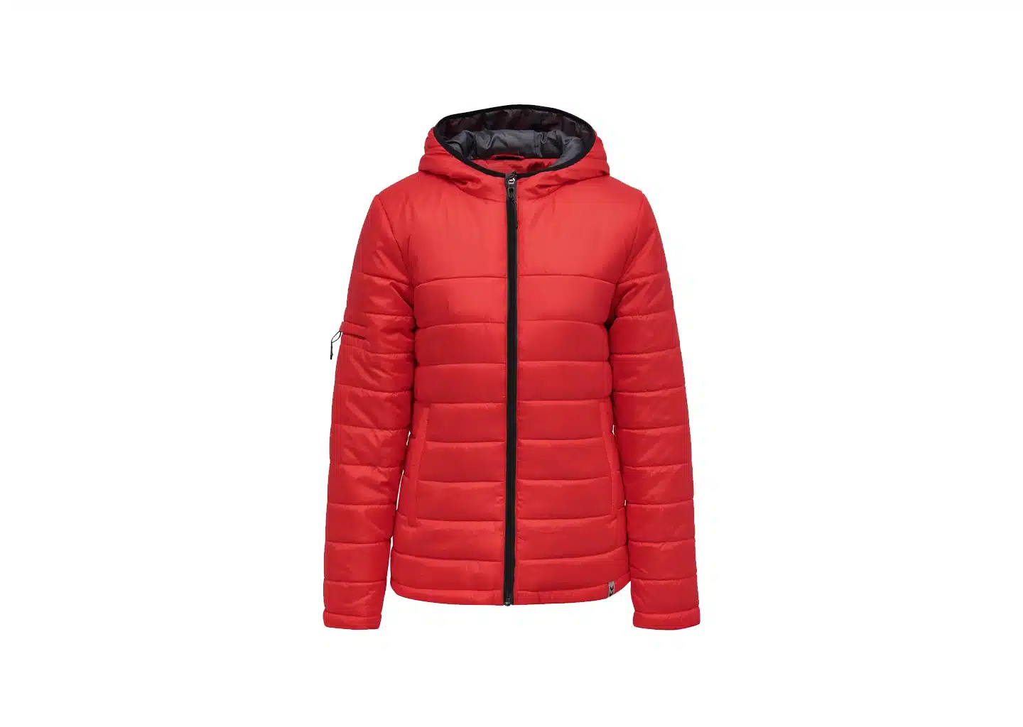 Rote Winterjacke