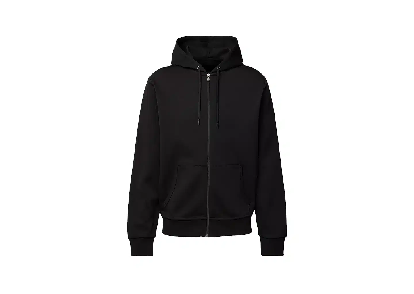 Schwarze Sweatjacke