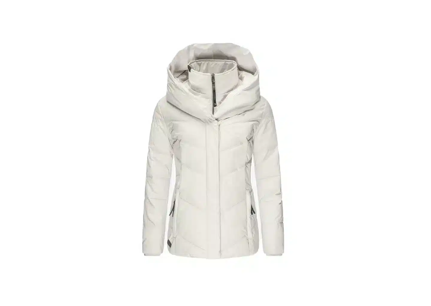 Weiße Kapuzenjacke Damen