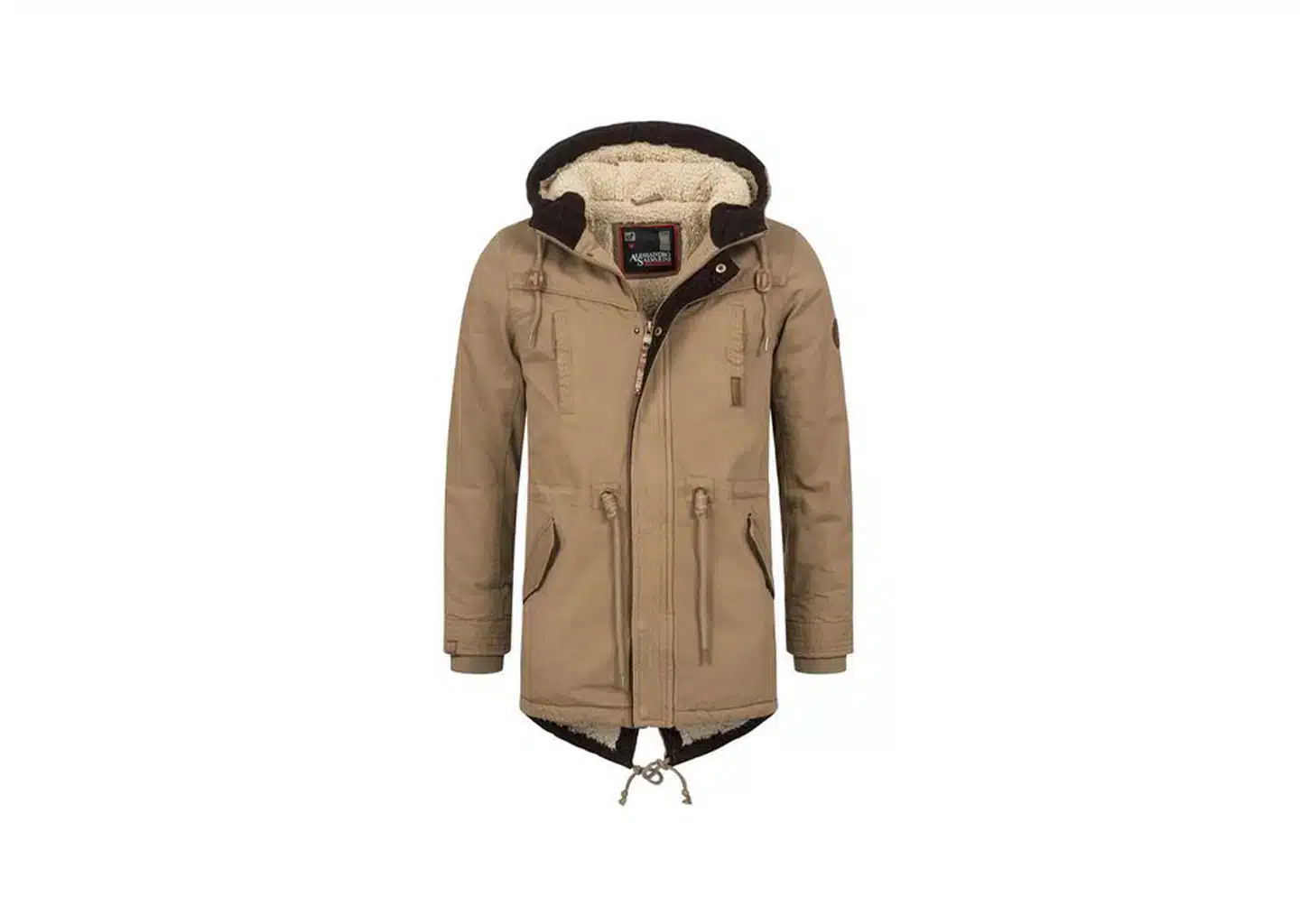 Herren Winterparka- Beige Winterjacke