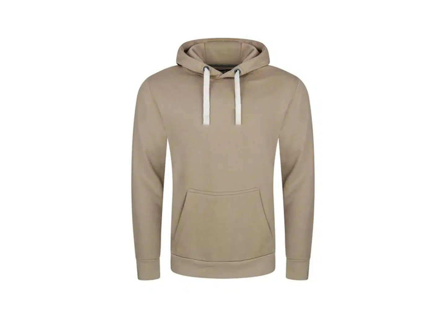 Dunkelbeiges Kapuzensweatshirt für Herren