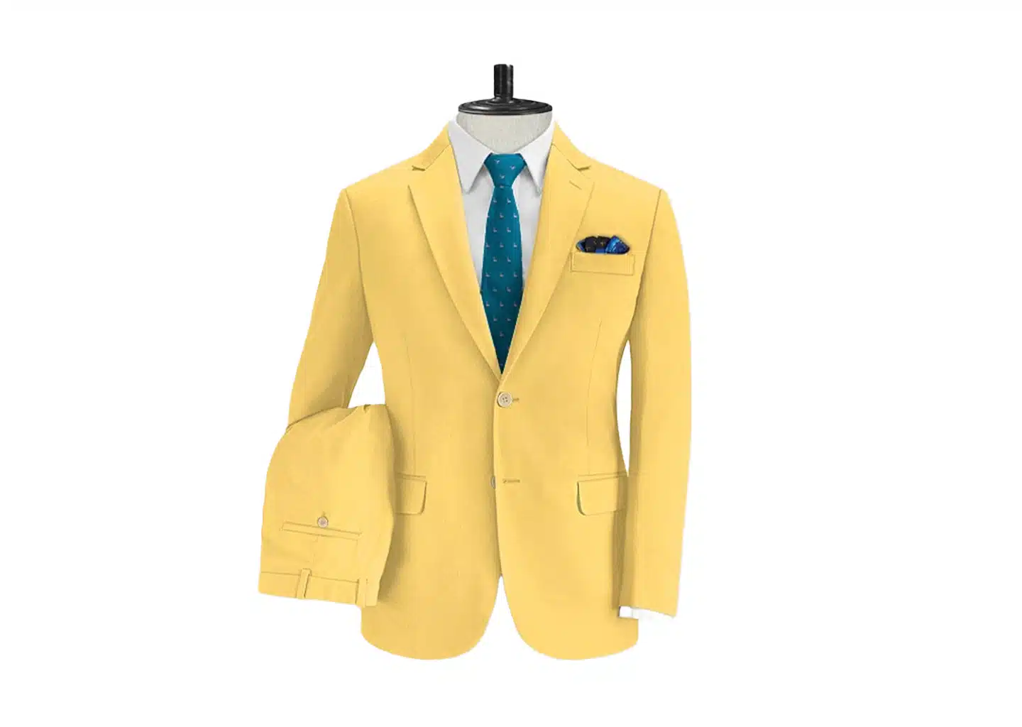 Gelbe Anzug