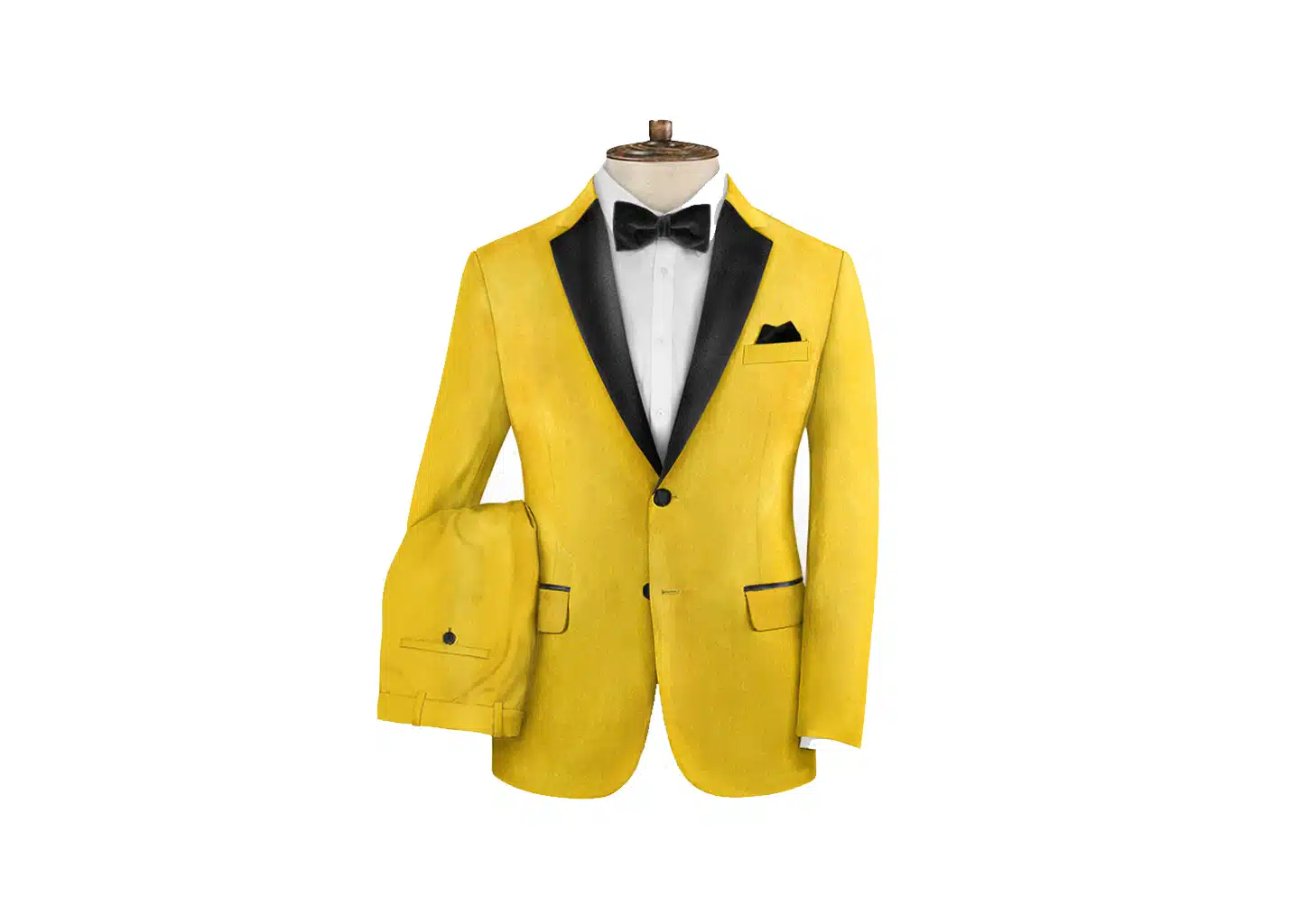 Gelbe Anzug