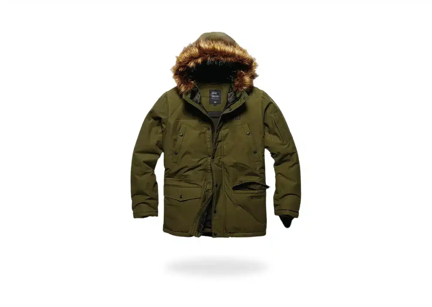Grüne Winterjacke