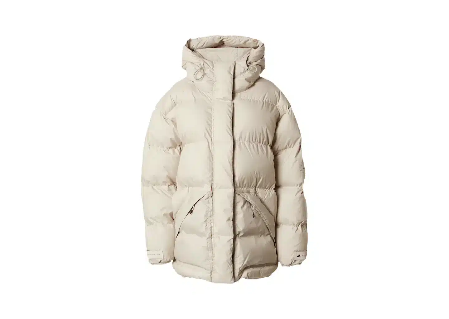 Beige Winterjacke
