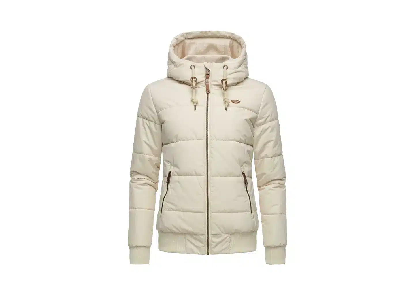 Hellbeige Steppjacke – Nuggys Solid