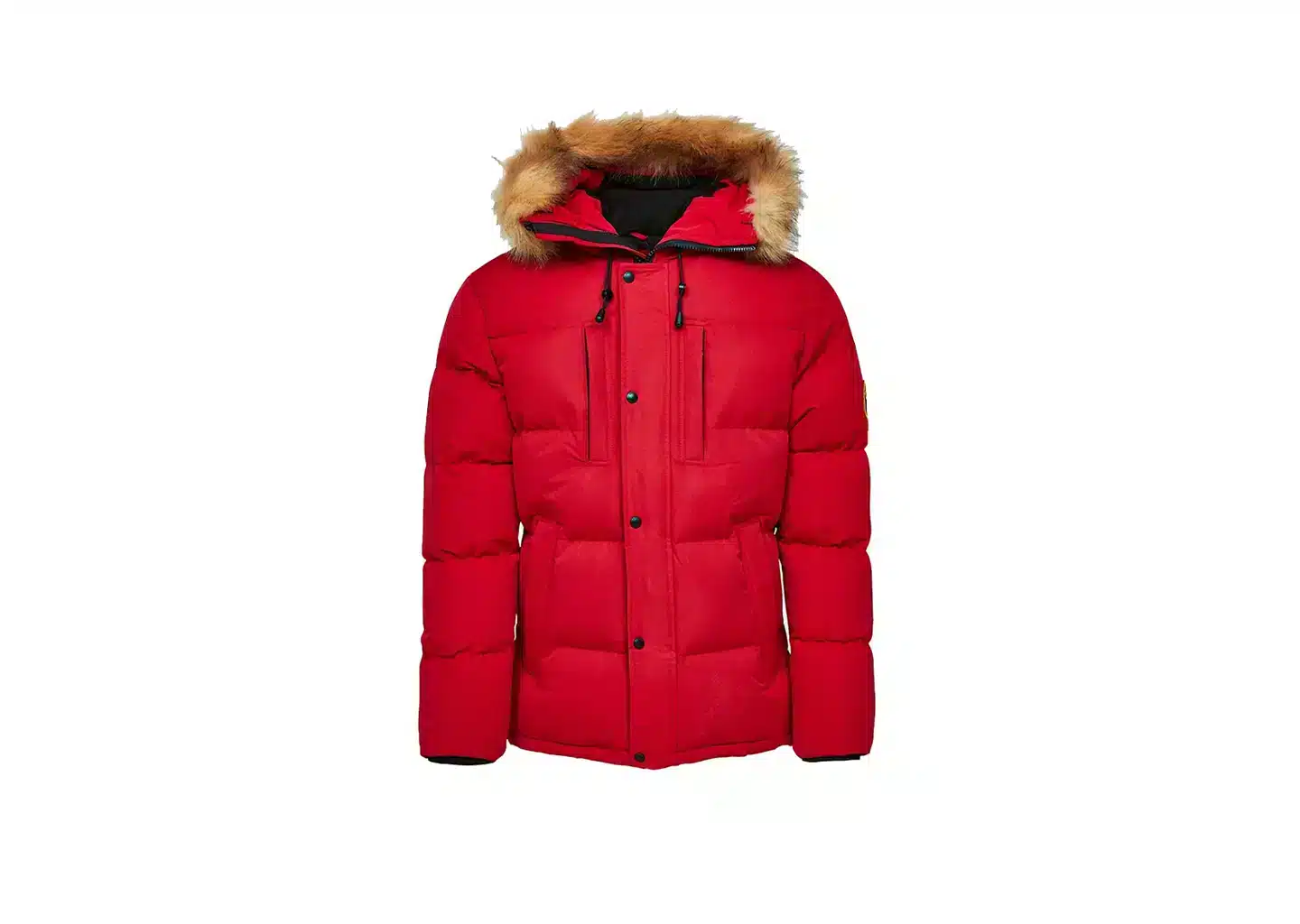 Rote Winterjacke