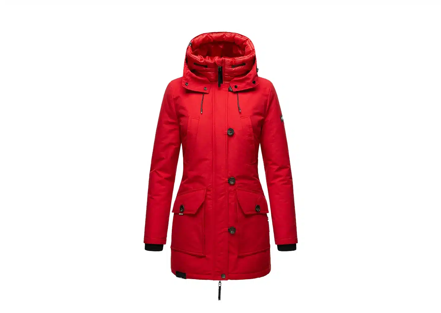 Damen Rote klassische Jacke – Outdoor Parka