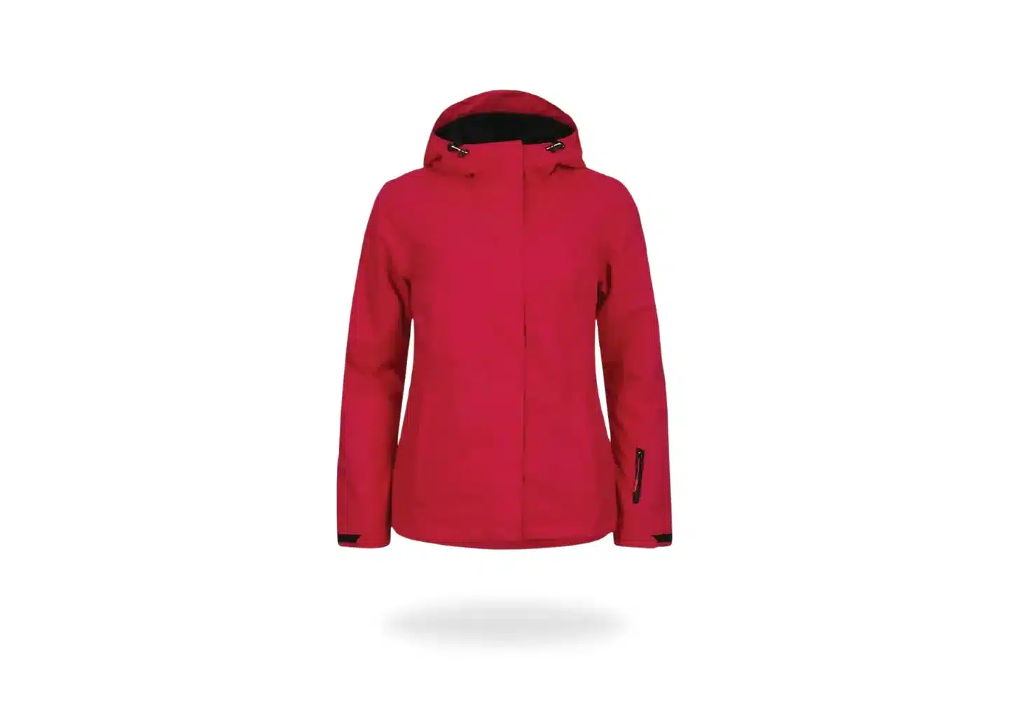 Rote Winterjacke