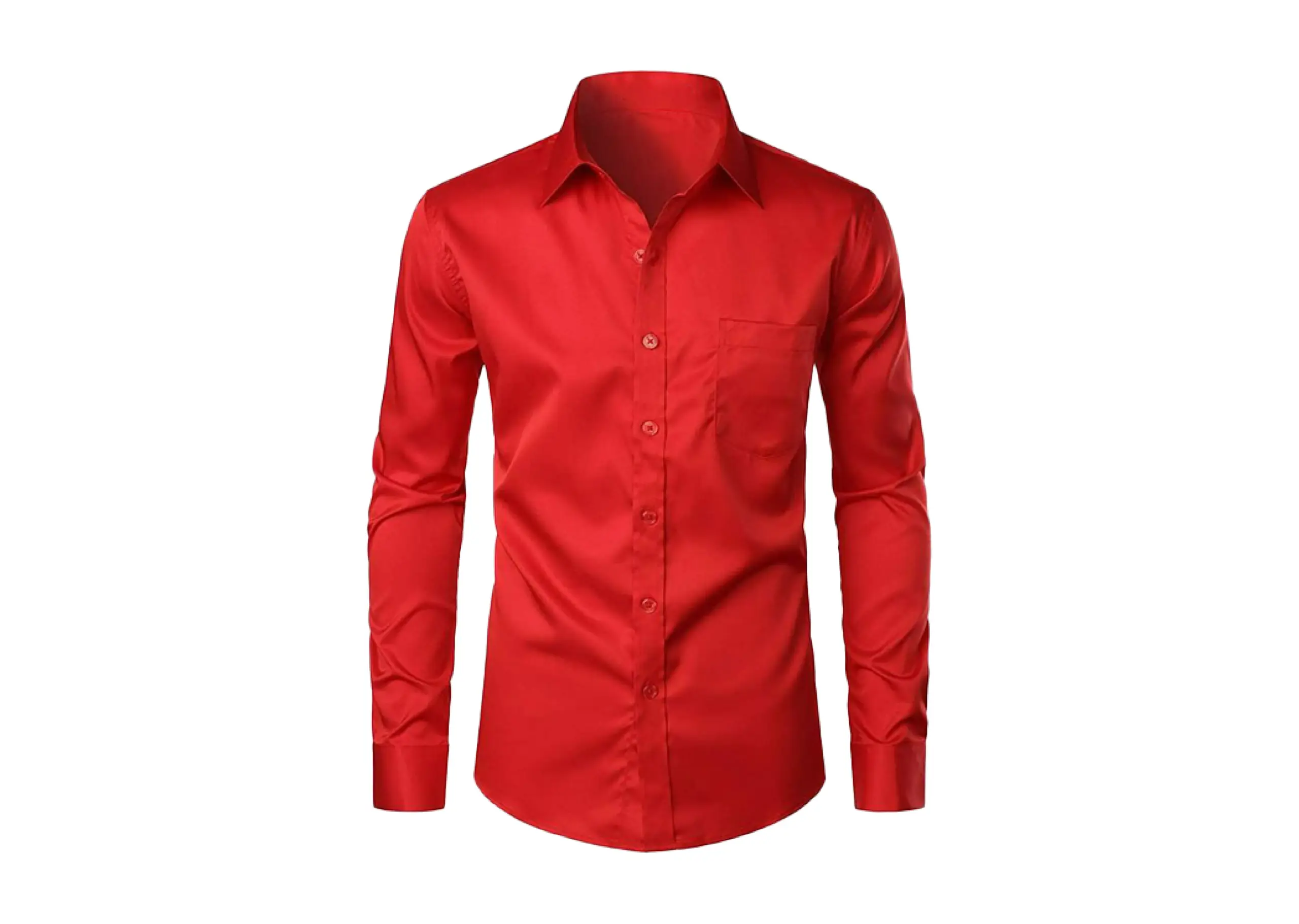 Slim Fit rotes hemd männer