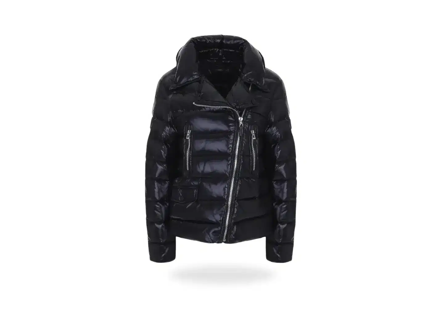 Schwarze Puffer Jacke für Damen