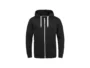 Full Zip Solide Schwarze Sweatjacke bei Brandmarkt Outlet Winterthur