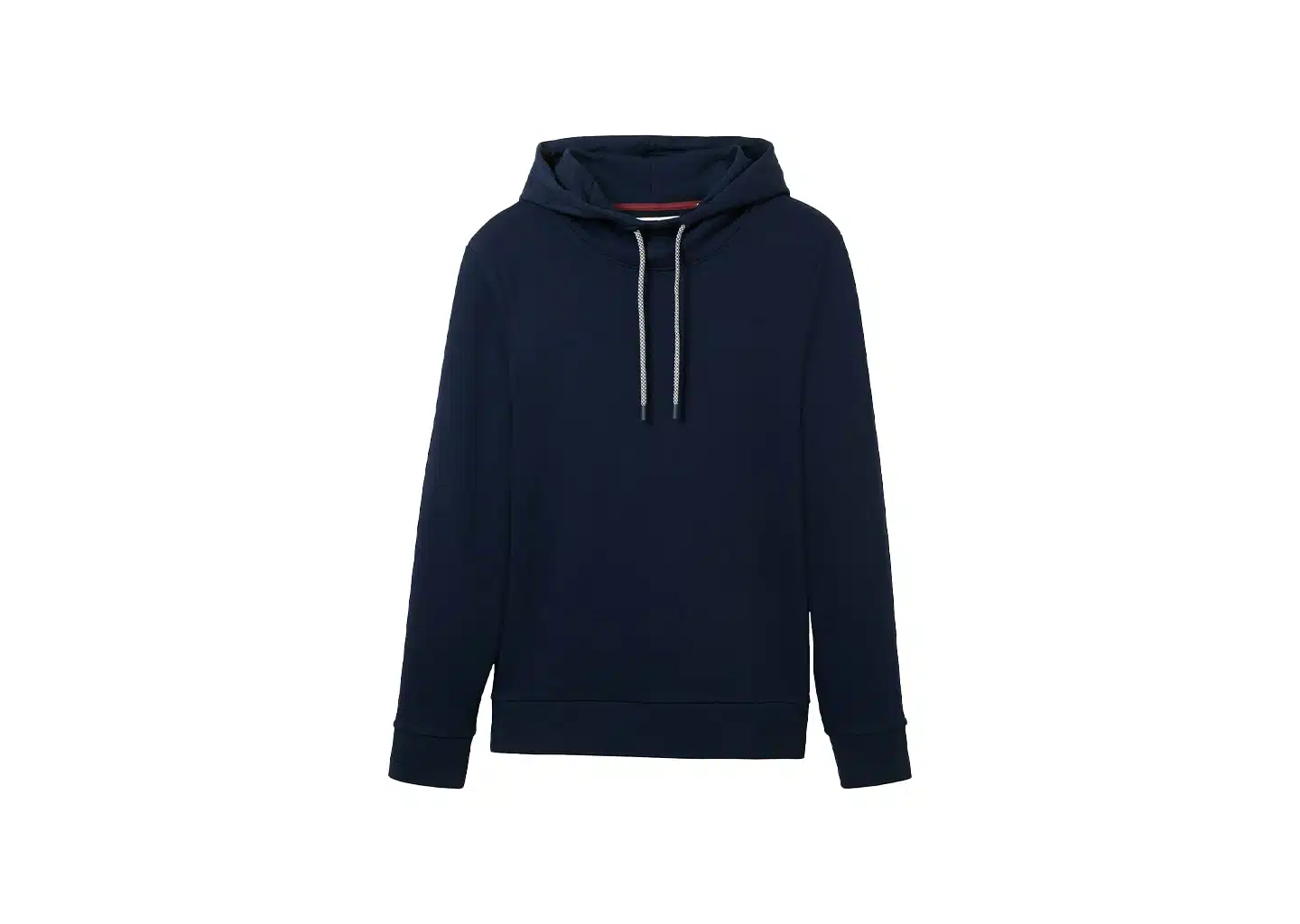 Blauer Kapuzenpullover