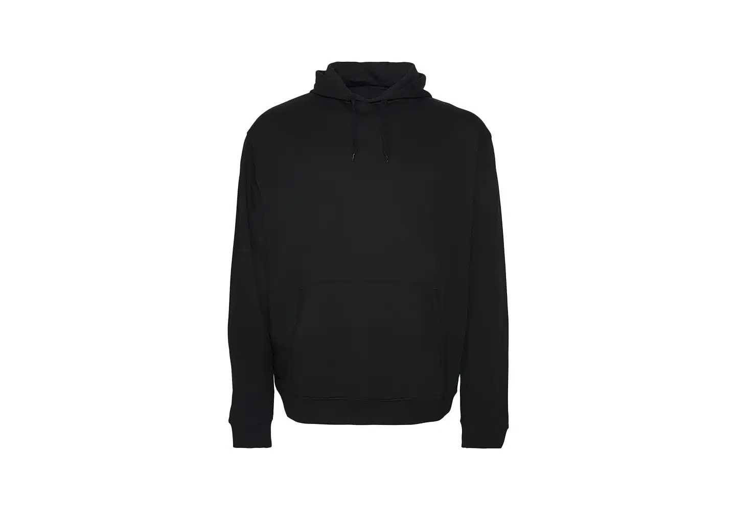 Schlichter schwarzer Hoodie/ Kapuzenpulli