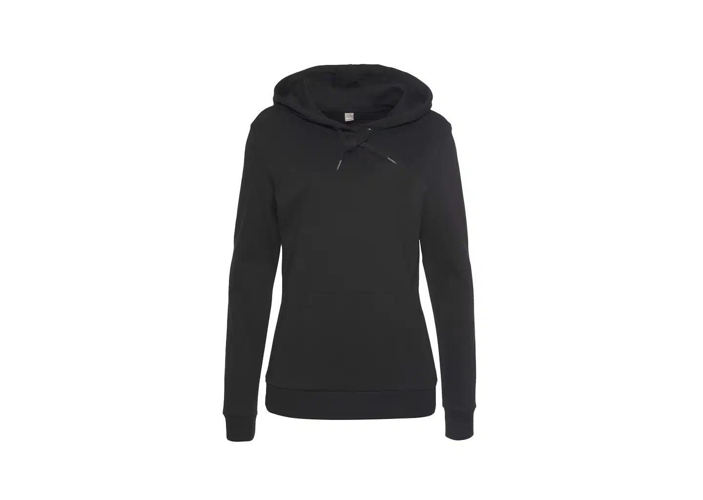 Schwarzer Hoody – Damen Kapuzenpullover
