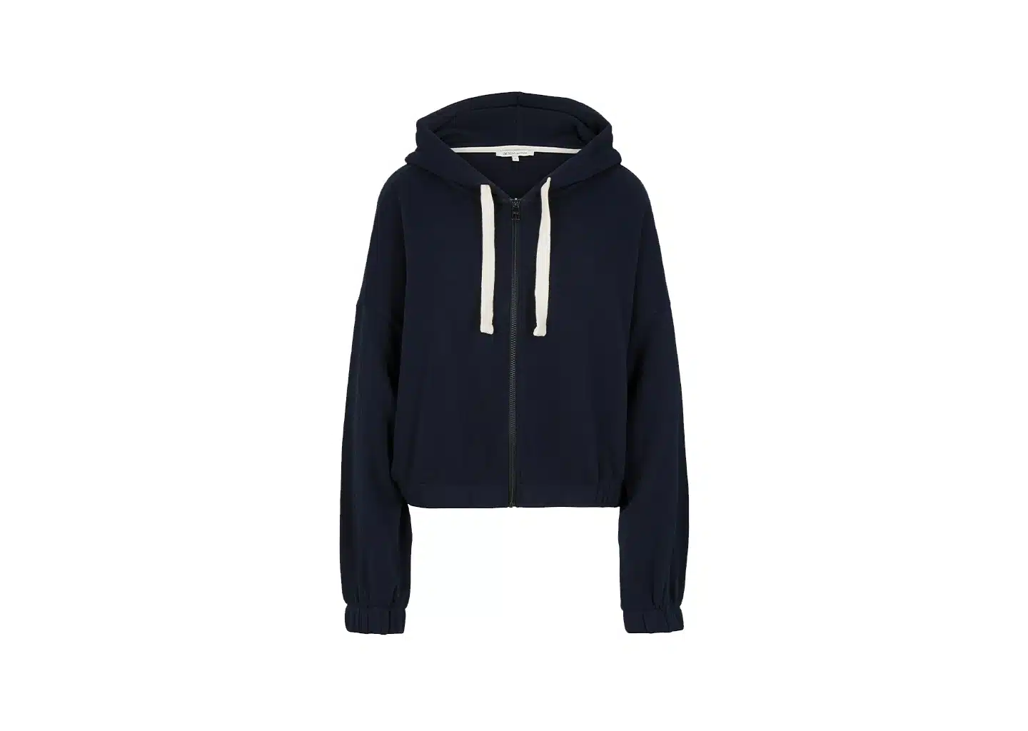 Blaue taillierte Sweatjacke / Zip-up Sweatshirt