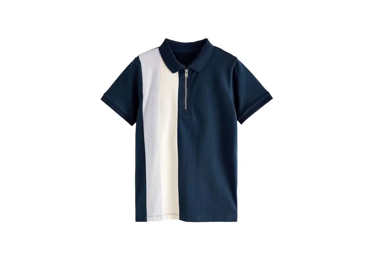 Schwarz Weisse Poloshirt