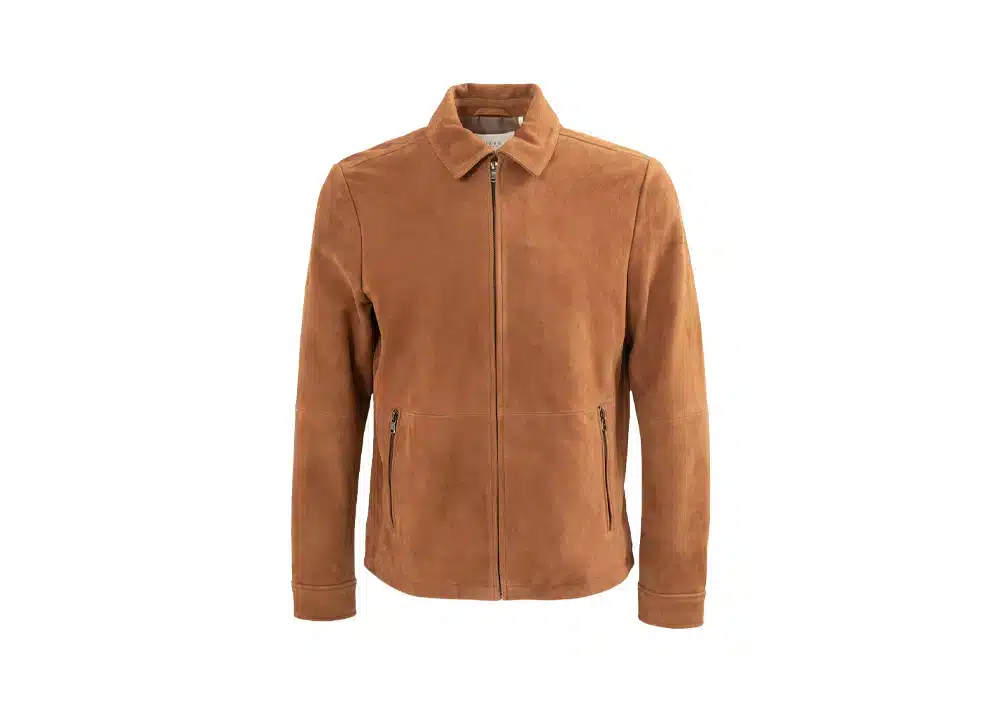 Ikks Herren Jacke Braun (suede jacket)