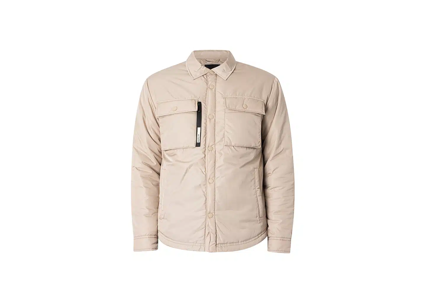 Bomber Jacket – Replay Jacke Ohne Kapuze – Beige