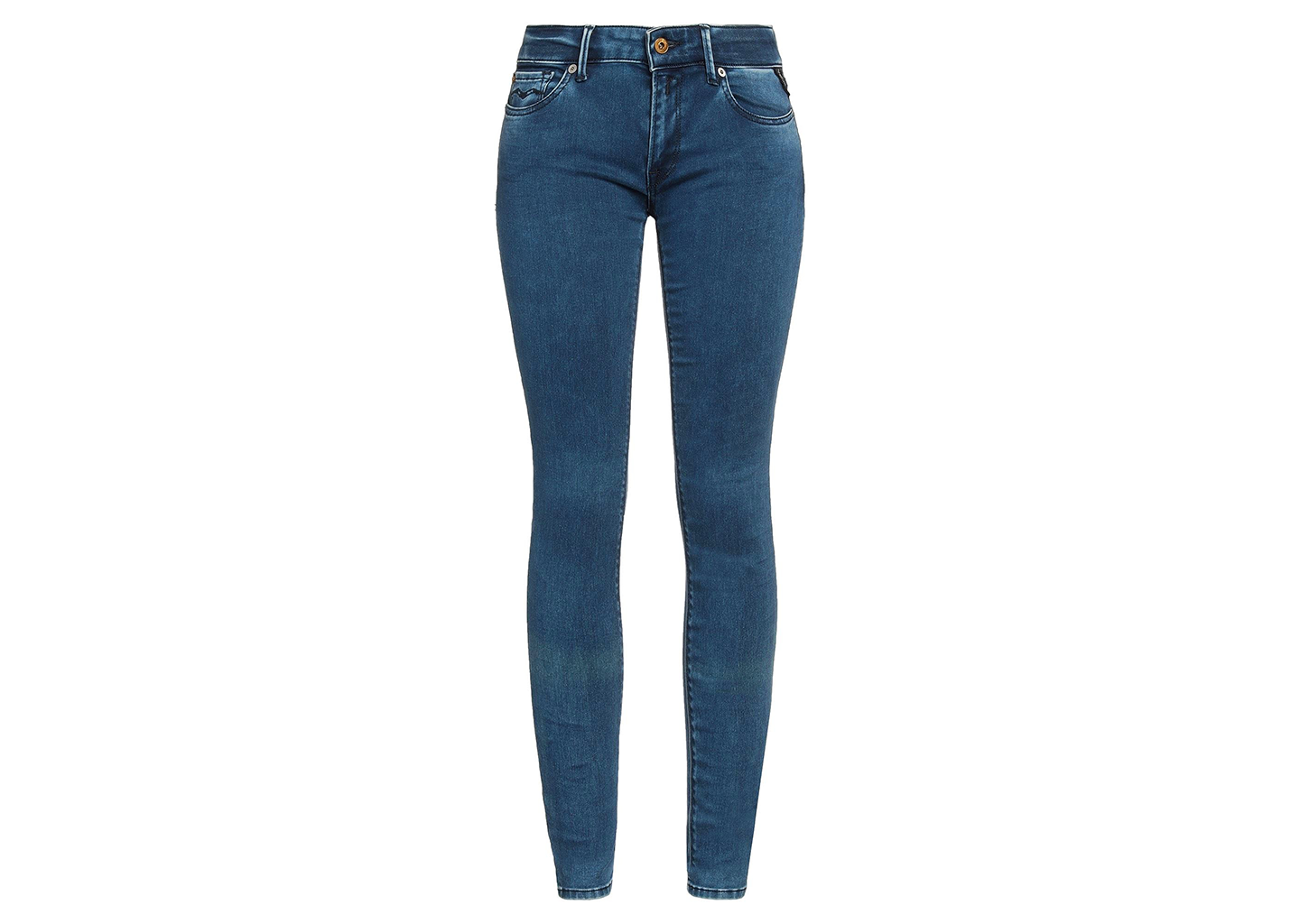 Replay Mom Jeans Blau
