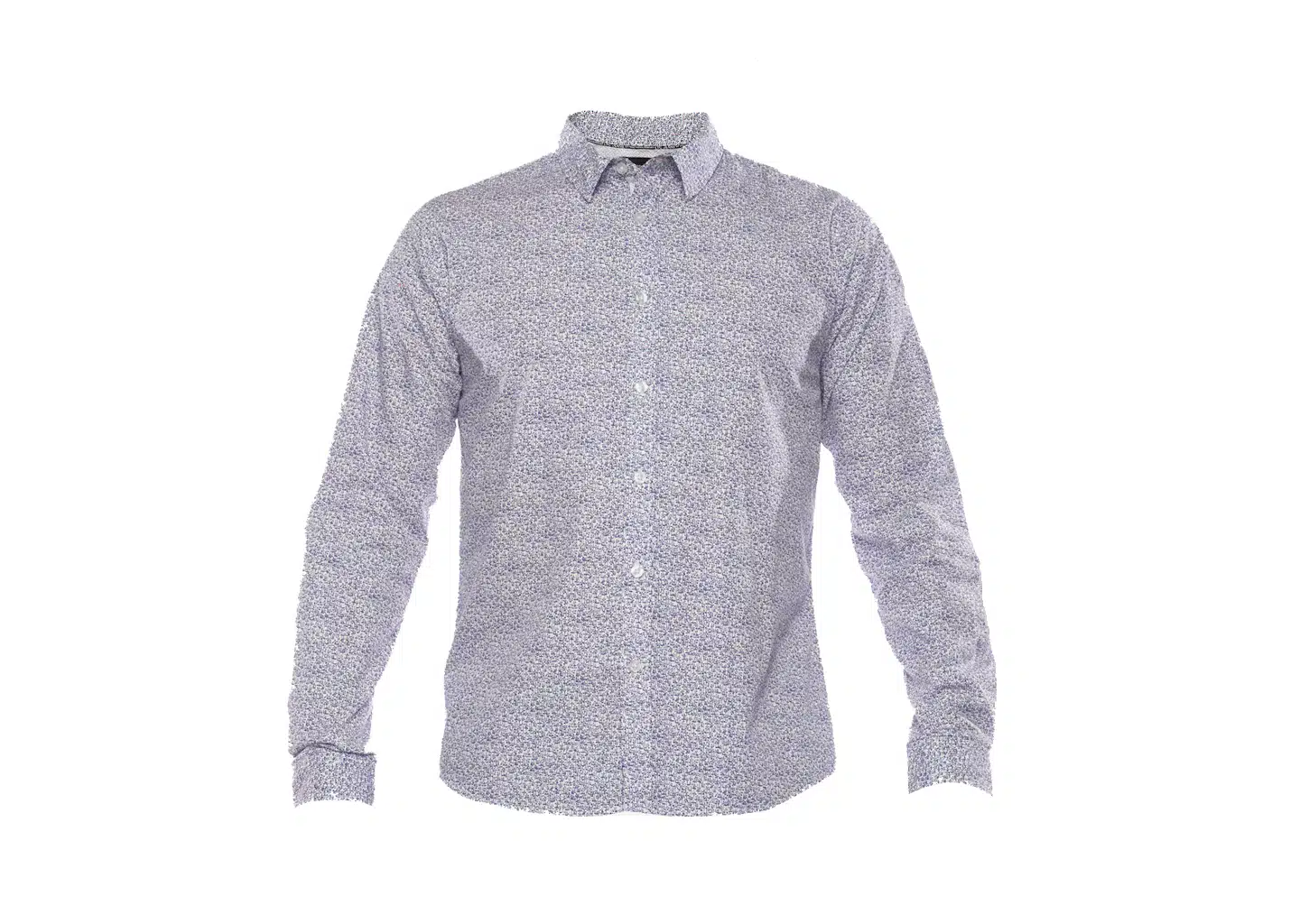 Le Temps Des Cerises Grau Herrenhemd